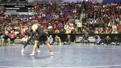 3A-215 lbs Semifinal - Jean Ngoma, Xavier, Cedar Rapids vs Holden Hansen, Southeast Polk