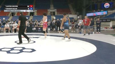 215 lbs Cons. Sub-semis - Carter Brown, Missouri vs Ceasar Salas, Indiana