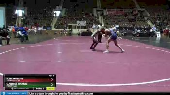 152 lbs Cons. Round 3 - Kam Wright, Thomasville HS vs Gabriel Haynie, Montevallo