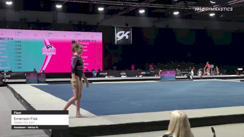 Emerson Fisk - Floor, Golden City Gym - 2021 GK US Classic & Hopes Championship