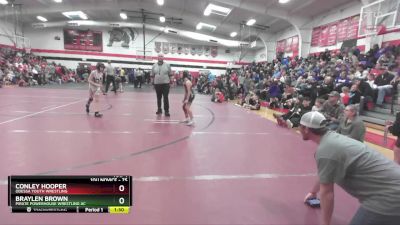 75 lbs Round 2 - Braylen Brown, Pirate Powerhouse Wrestling Ac vs Conley Hooper, Odessa Youth Wrestling