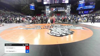 138 lbs Cons 8 #1 - Dillon Cooper, KS vs Richie Clementi, LA