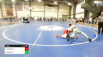 120 lbs Consi Of 16 #2 - Tucker Kazienko, GA vs Chase Nevills, NY