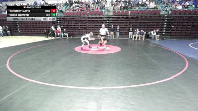 105 lbs Quarterfinal - Sirenity Davis, Rock Hill vs Rosa Olivetti, Hilton Head
