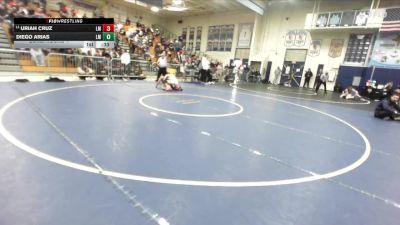 120 lbs Cons. Round 4 - Diego Arias, La Mirada vs Uriah Cruz, La Mirada