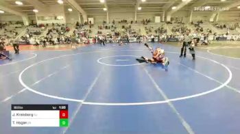 160 lbs Round Of 16 - Jake Kreisberg, NJ vs Talan Hogan, PA