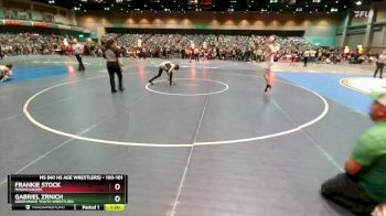 100-101 lbs Round 1 - Frankie Stock, Mountainside vs Gabriel Zrnich, Greenwave Youth Wrestling