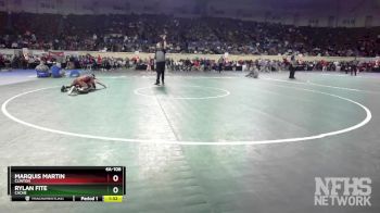 4A-106 lbs Cons. Round 1 - Rylan Fite, Cache vs Marquis Martin, Clinton