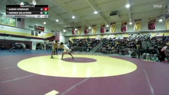285 lbs Semifinal - Aaron Gonzalez, Canyon Springs vs Andrew DeLaTorre, Moreno Valley