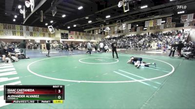 113 lbs Champ. Round 1 - Isaac Castaneda, Canyon Springs vs Alexander Alvarez, Camarillo