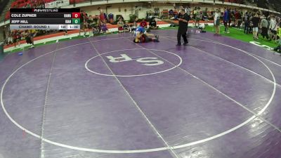 126 lbs Champ. Round 1 - Cole Zupner, Hawaii vs Jeff Hill, Idaho