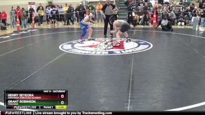 105 lbs Quarterfinal - Henry Seykora, Owatonna Wrestling Academy vs Grant Robinson, TMB/WWG