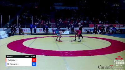 57kg Round 1 - Roshaun Daley, GTA WC vs Matteo Romano, Brock WC