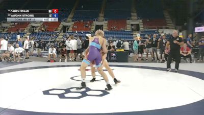 165 lbs Cons. Rd Of 16 - Caden Staab, Minnesota vs Vaughn Strobel, Arizona