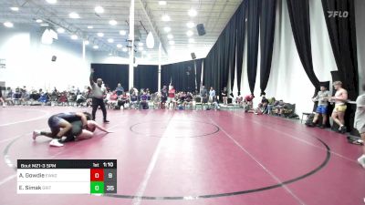 177 lbs Rr Rnd 3 - Andreas Gowdie, Empire Wrestling Academy Gold vs Elijah Simak, Grit Mat Club