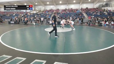 105 lbs Cons. Quarters - Royce Sellers, Grindhouse vs Gage Green, East Idaho Elite