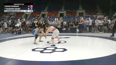 144 lbs Champ. Rd Of 128 - Foster Peterson, Louisiana vs Valentino Adamo, Michigan