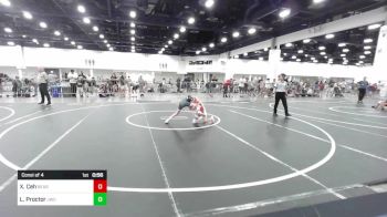 74 lbs Consi Of 4 - Xavier Ceh, Bear Cave vs Levi Proctor, Jwc