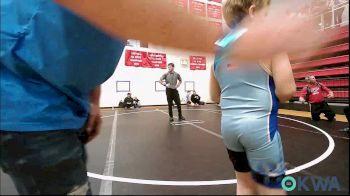 70-75 lbs Round Of 16 - Levi Williams, Noble Takedown Club vs Maddox Burk, Division Bell Wrestling