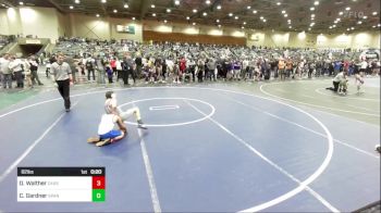 82 lbs Consi Of 8 #2 - Daniel Walther, Carson Bulldogs vs Chase Gardner, Spanish Springs WC