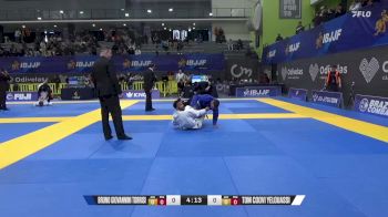 Tom Coovi Yelouassi vs Bruno Giovannini Torrisi 2025 European Jiu-Jitsu IBJJF Championship