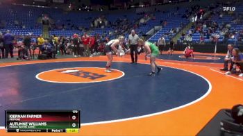 170 lbs Semifinal - Autumne Williams, Peoria (Notre Dame) vs Kiernan Farmer, Peotone