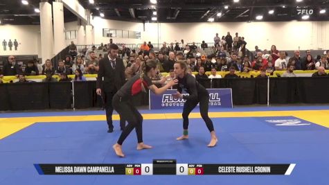 Celeste Rushell Cronin vs Melissa Dawn Campanella 2025 World IBJJF Jiu-Jitsu No-Gi Championship