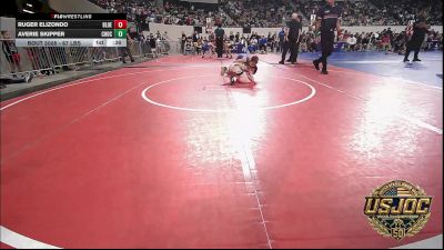 67 lbs Round Of 16 - Ruger Elizondo, Blue Devil Wrestling vs Averie Skipper, Choctaw Wrestling