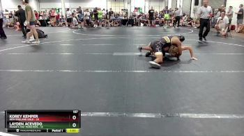 157 lbs Round 2 (6 Team) - Korey Kemper, New England Gold vs Layden Acevedo, Moser`s Mat Monsters