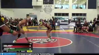 132 lbs Cons. Round 5 - Kris Arrey, Riverside Poly vs Justin Wells, Lakeside