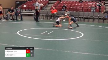 70 lbs 7th Place - Cole Blattner, Badgerway White (WI) vs Evin Gursoy, Buxton Intense (NJ)