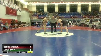 150 lbs Quarters & 1st Wb (16 Team) - Devon Hardy, Villa Rica vs Hayden Santora, Woodland, Cartersville