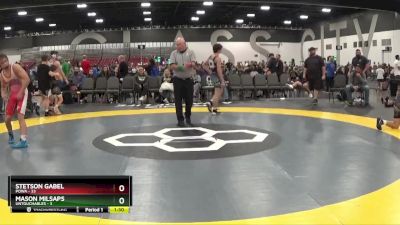 129 lbs Round 2 (8 Team) - Stetson Gabel, POWA vs Mason Milsaps, Untouchables