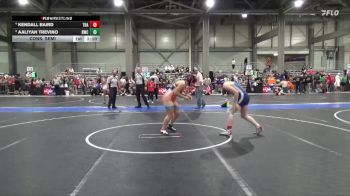 145 lbs Cons. Semi - Kendall Baird, Trailhands vs Aaliyah Trevino, Russell Wrestling Club