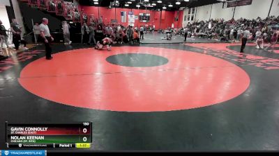 150 lbs Cons. Round 4 - Gavin Connolly, St. Charles (EAST) vs Nolan Keenan, Chicago (ST. RITA)