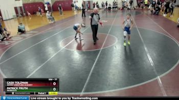 77 lbs Quarterfinal - Patrick Fruth, Minnesota vs Cash Tolzman, Summit Wrestling Academy