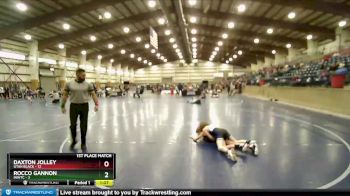 97 lbs Finals (2 Team) - Rocco Gannon, INWTC vs Daxton Jolley, Utah Black