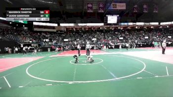 60 lbs Champ. Round 1 - Maverick VanDyke, TWM1 vs Jaxon Gerritsen, HHY1