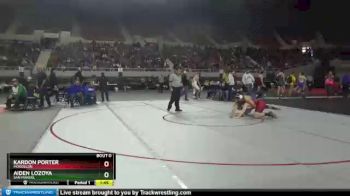 Champ. Round 1 - Kardon Porter, Mogollon vs Aiden Lozoya, San Manuel