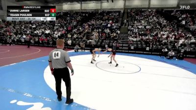 3A 120 lbs Semifinal - Durke Larsen, Manti vs Teagin Poulsen, North Sanpete