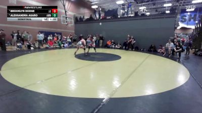 138 lbs Semifinal - Brooklyn Dodge, J.E.T. vs Alessandra Asaro, All In Wrestling Academy