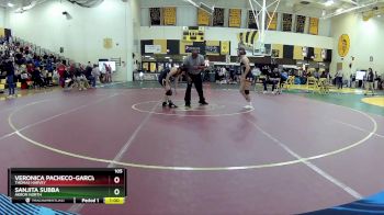 105 lbs Cons. Round 3 - Veronica Pacheco-Garcia, Thomas Harvey vs Sanjita Subba, Akron North