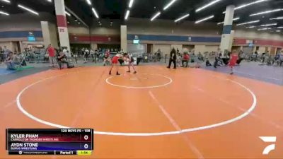 108 lbs Semifinal - Kyler Pham, Carrollton Thunder Wrestling vs Aydn Stone, Dumas Wrestling