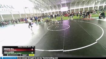 96 lbs Cons. Round 4 - Reid Harris, Sanderson Wrestling Academy vs Brodie Hill, Pomona WC Colorado