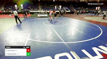 220 lbs Round Of 32 - Aiden Lafrance, Manchester Memorial vs Dante DellaGrotte, Woburn