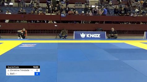 Joanna Christine Trindade vs Lorena Balli 2024 Pan IBJJF Jiu-Jitsu No-Gi Championship