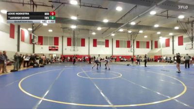 130 lbs Quarterfinal - Lexeigh Dowd, Twin Falls vs Lexie Hoekstra, Middleton