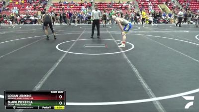 140 lbs Cons. Semi - Logan Jenkins, Parsons Wrestling Club vs Slade Pickerill, Salina Wrestling Club