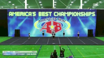 Hession Cheer Academy - Pink Blaze [2025 L1 Mini - Small Day 1] 2025 America's Best Indy Challenge