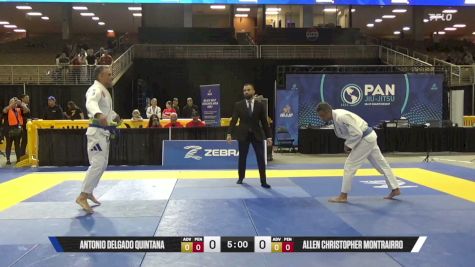 Allen Christopher Montrairro vs Antonio Delgado Quintana 2026 Pan Jiu Jitsu IBJJF Championship